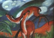 Franz Marc Red Deer II oil painting picture wholesale